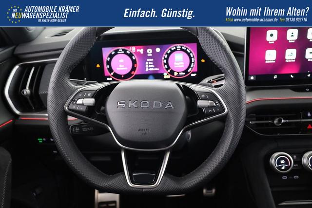 Skoda Kodiaq 1.5 TSI mHEV 110 kW Sportline DSG Sportline, AHK, Navi, Matrix, el. Klappe, Side, Winter, 19-Zoll 