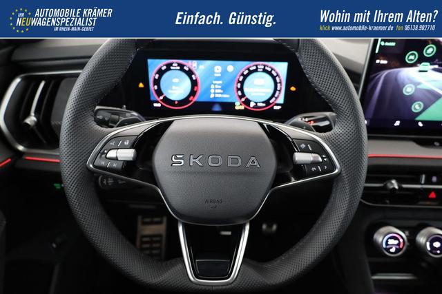 Skoda Kodiaq 1.5 TSI mHEV 110 kW Sportline DSG Sportline, AHK, Navi, Matrix, el. Klappe, Side, Winter, 19-Zoll 