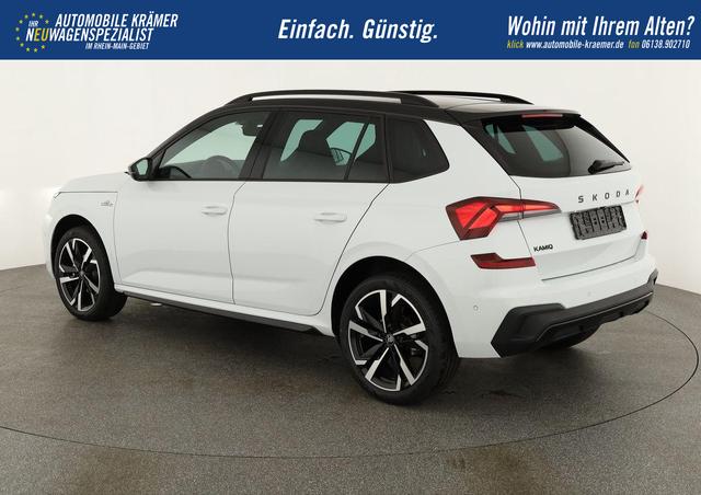 Skoda Kamiq Monte Carlo 1.0 TSI DSG Carlo, Pano, AHK, Navi, Matrix, el.Klappe, 18-Zoll, 5 J.-Garantie 