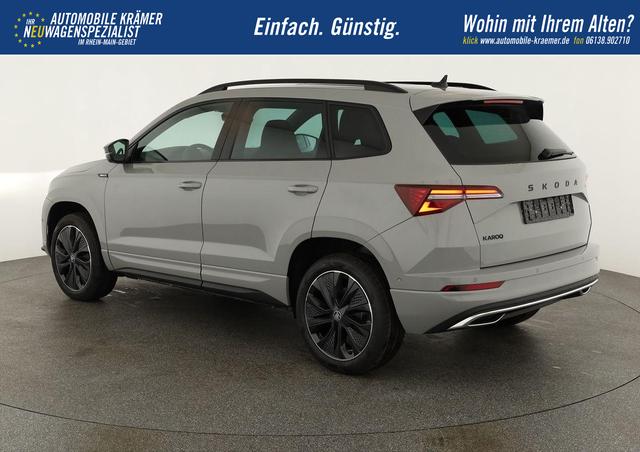 Skoda Karoq Sportline 1.5 TSI DSG Sportline, Pano, AHK, Navi, CANTON, Matrix, AreaView, Side, el. Klappe, FS-beheizbar, 5 J.-Garantie 