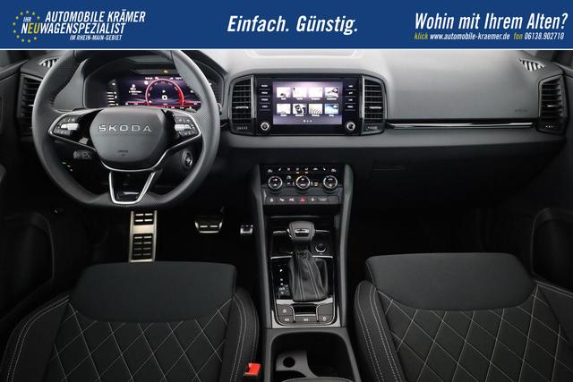 Skoda Karoq Sportline 1.5 TSI DSG Sportline, Pano, AHK, Navi, CANTON, Matrix, AreaView, Side, el. Klappe, FS-beheizbar, 5 J.-Garantie 