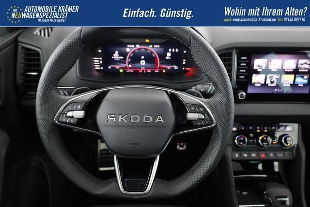 Skoda Karoq Sportline 1.5 TSI DSG Sportline, Pano, AHK, Navi, CANTON, Matrix, AreaView, Side, el. Klappe, FS-beheizbar, 5 J.-Garantie 