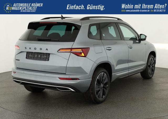 Skoda Karoq Sportline 1.5 TSI DSG Sportline, Pano, AHK, Navi, CANTON, Matrix, AreaView, Side, Kamera, el. Klappe, FS-beheizbar, 5 J.-Garantie 