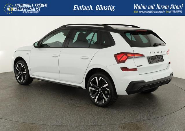 Skoda Kamiq Monte Carlo 1.5 TSI Carlo, Pano, AHK, Matrix, Navi, el. Klappe, 18-Zoll, 5 J.-Garantie 