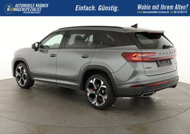 Skoda Kodiaq 2.0 TSI 195 kW 4x4 RS DSG RS, AHK, Navi, Matrix, Canton, Side, FS-beheizbar, el. Klappe, Kamera, 20-Zoll, 5 J.-Garantie 