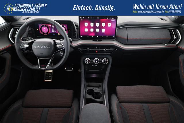 Skoda Kodiaq 2.0 TSI 195 kW 4x4 RS DSG RS, AHK, Navi, Matrix, Canton, Side, FS-beheizbar, el. Klappe, Kamera, 20-Zoll, 5 J.-Garantie 