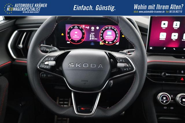 Skoda Kodiaq 2.0 TSI 195 kW 4x4 RS DSG RS, AHK, Navi, Matrix, Canton, Side, FS-beheizbar, el. Klappe, Kamera, 20-Zoll, 5 J.-Garantie 