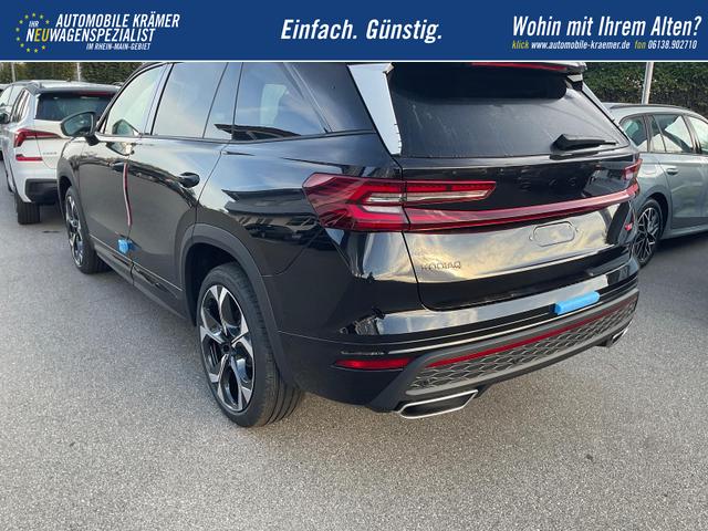 Skoda Kodiaq 2.0 TSI 195 kW 4x4 RS DSG RS, AHK, Navi, Matrix, Canton, Side, FS-beheizbar, el. Klappe, Kamera, 20-Zoll, 5 J.-Garantie 