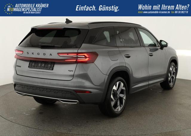 Skoda Kodiaq 2.0 TDI 142 kW 4x4 Sportline DSG Sportline, AHK, Navi, Matrix, el. Klappe, Side, 19-Zoll 