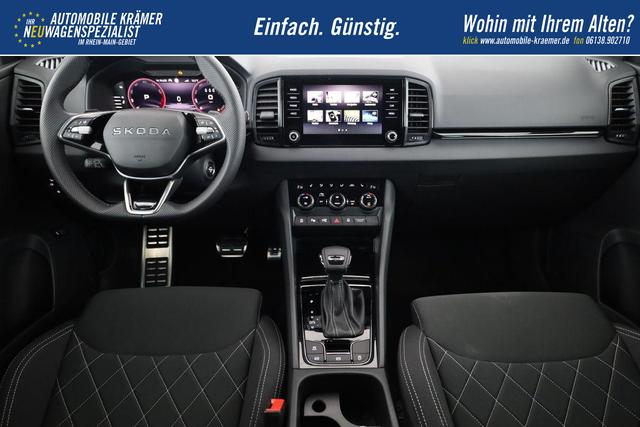 Skoda Karoq Sportline 1.5 TSI DSG Sportline, Navi, CANTON, Matrix, AreaView, Side, el. Klappe, FS-beheizbar, 5 J.-Garantie 