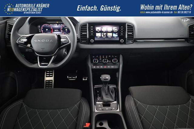 Skoda Karoq Sportline 1.5 TSI DSG Sportline, AHK, Navi, CANTON, Matrix, AreaView, Side, Kamera, el. Klappe, FS-beheizbar, 5 J.-Garantie 