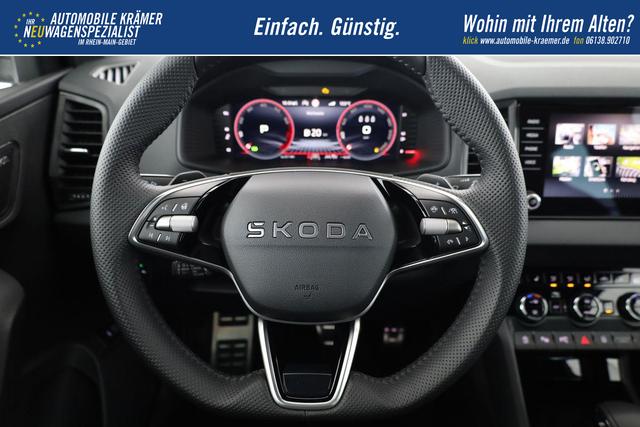 Skoda Karoq Sportline 1.5 TSI DSG Sportline, AHK, Navi, CANTON, Matrix, AreaView, Side, Kamera, el. Klappe, FS-beheizbar, 5 J.-Garantie 