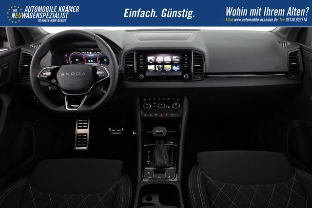 Skoda Karoq Sportline 1.5 TSI DSG Sportline, AHK, Navi, CANTON, Matrix, AreaView, Side, Kamera, el. Klappe, FS-beheizbar, 5 J.-Garantie 