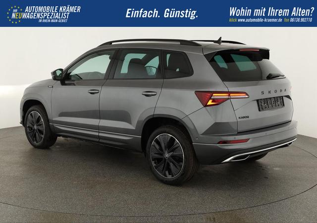 Skoda Karoq Sportline 1.5 TSI DSG Sportline, Pano, AHK, Navi, CANTON, Matrix, AreaView, Side, el. Klappe, FS-beheizbar, 5 J.-Garantie 