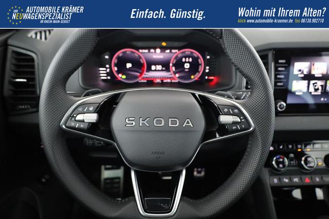 Skoda Karoq Sportline 1.5 TSI DSG Sportline, Pano, AHK, Navi, CANTON, Matrix, AreaView, Side, el. Klappe, FS-beheizbar, 5 J.-Garantie 