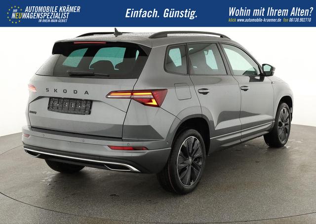 Skoda Karoq Sportline 1.5 TSI DSG Sportline, AHK, Navi, CANTON, Matrix, AreaView, Side, Kamera, el. Klappe, FS-beheizbar, 5 J.-Garantie 