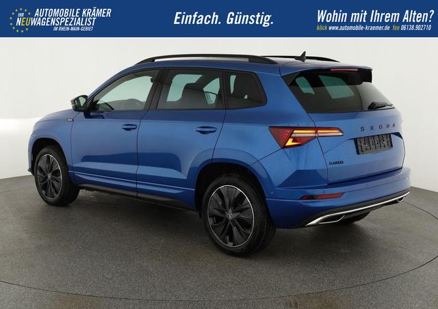 Skoda Karoq Sportline 1.5 TSI DSG Sportline, Pano, AHK, Navi, CANTON, Matrix, AreaView, Side, el. Klappe, FS-beheizbar, 5 J.-Garantie 