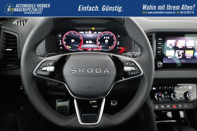 Skoda Karoq Sportline 1.5 TSI DSG Sportline, Pano, AHK, Navi, CANTON, Matrix, AreaView, Side, el. Klappe, FS-beheizbar, 5 J.-Garantie 