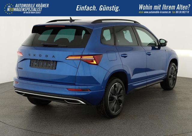 Skoda Karoq Sportline 1.5 TSI DSG Sportline, AHK, Navi, CANTON, Matrix, AreaView, Side, Kamera, el. Klappe, FS-beheizbar, 5 J.-Garantie 