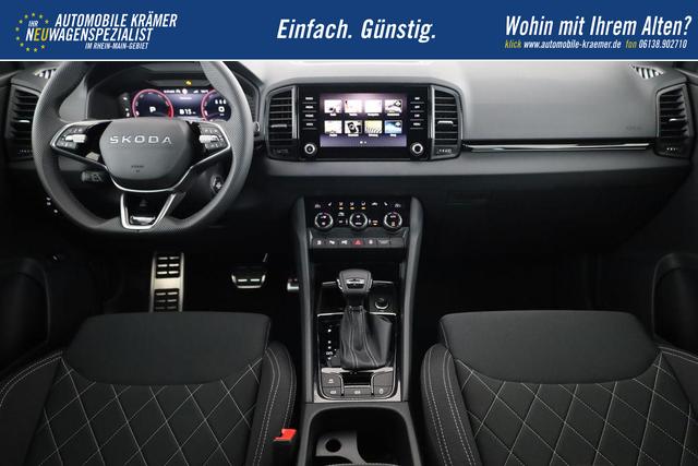 Skoda Karoq Sportline 1.5 TSI DSG Sportline, AHK, Navi, CANTON, Matrix, AreaView, Side, Kamera, el. Klappe, FS-beheizbar, 5 J.-Garantie 