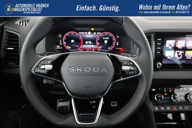 Skoda Karoq Sportline 1.5 TSI DSG Sportline, AHK, Navi, CANTON, Matrix, AreaView, Side, Kamera, el. Klappe, FS-beheizbar, 5 J.-Garantie 