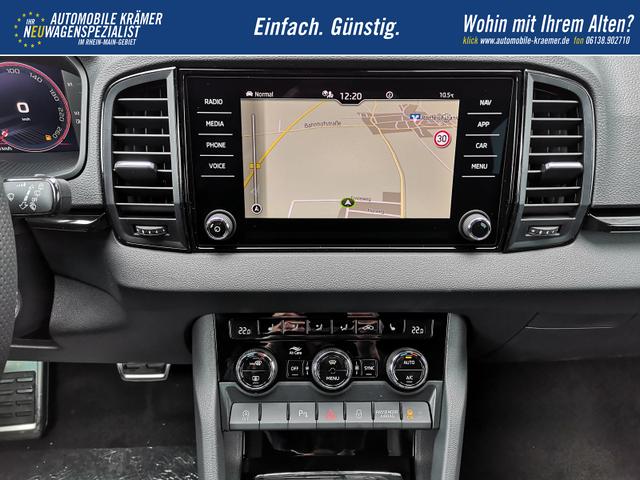Skoda Karoq Sportline 2.0TDI DSG 4x4 AHK Matrix Leder 19 Zoll 