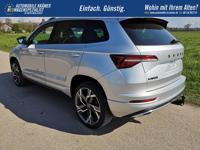 Skoda Karoq Sportline 2.0TDI DSG 4x4 AHK Matrix Leder 19 Zoll 