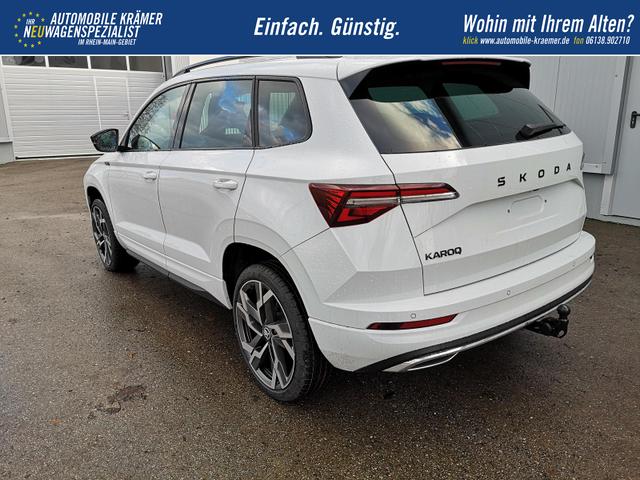 Skoda Karoq Sportline 2.0TDI DSG 4x4 AHK Matrix Leder 19 Zoll 