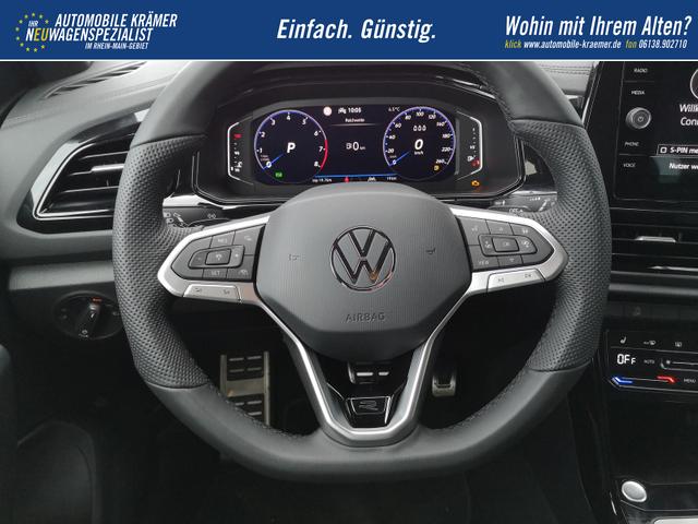 Volkswagen T-Roc R-Line 1.5TSI DSG AHK Pano ACC 19 Zoll schwarz 