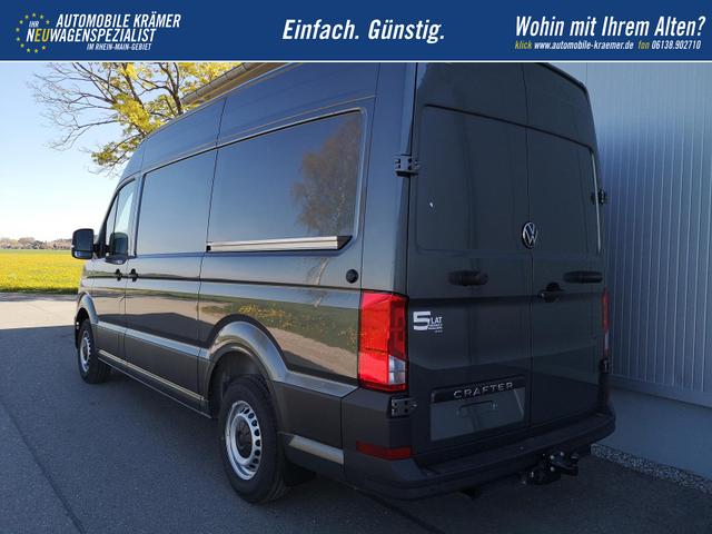 Volkswagen Crafter Kastenwagen Kasten 35 mittellang Hochdach FWD 2.0 TDI L3H3 LED 2 Schiebet&uuml;ren AHK Kamera 270 Grad App PDC GRA 