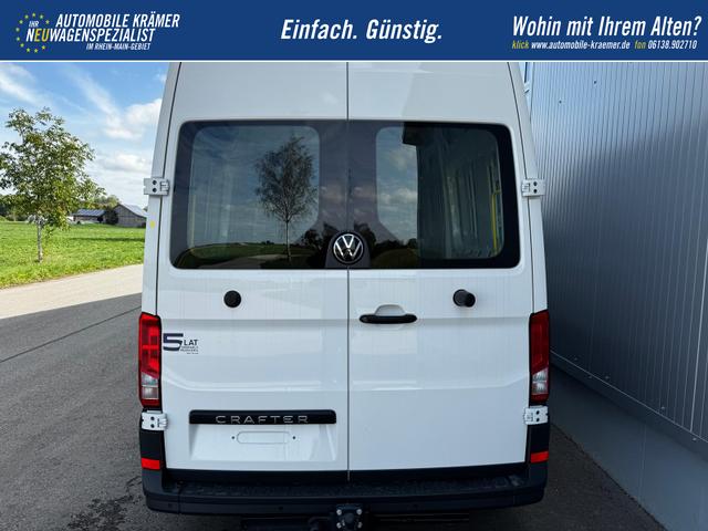 Volkswagen Crafter Kastenwagen Kasten 35 mittellang Hochdach FWD 2.0 TDI L3H3 AHK Kamera 270 Grad App PDC GRA Scheiben 