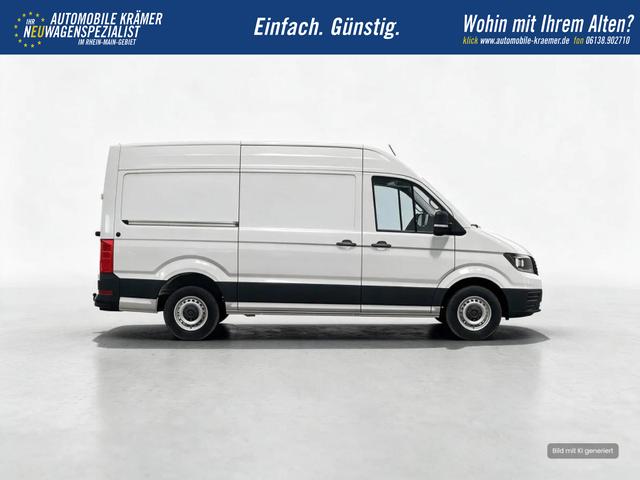 Volkswagen Crafter Kastenwagen 35 mittellang Hochdach FWD L3H3 AHK Kamera 3 Sitzer GV5 APP 