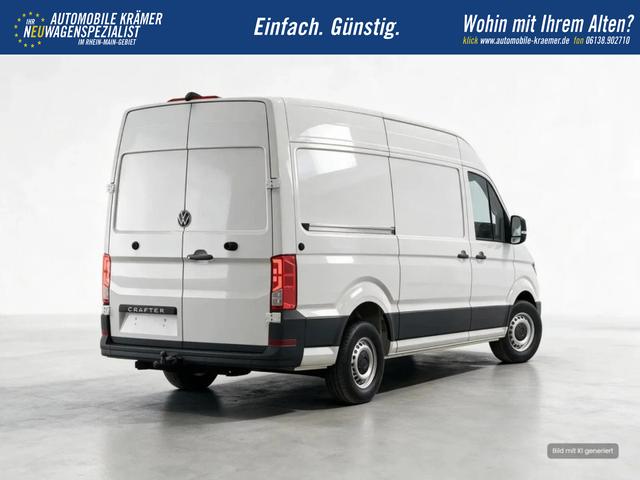 Volkswagen Crafter Kastenwagen 35 mittellang Hochdach FWD DSG L3H3 AHK Kamera 3 Sitzer GV5 APP 