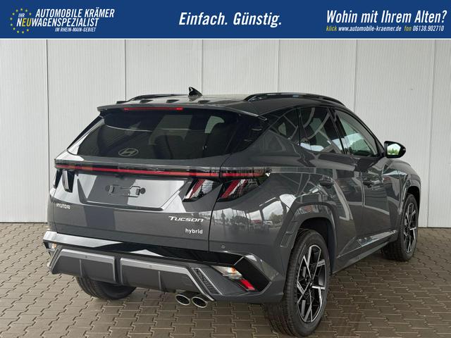 Hyundai TUCSON N-Line 1.6 T-GDI 4WD HEV / Panoramadach 4x Shz ACC Head-Up Krell-Soundsystem E-Klappe Matrix-LED E-Sitze Alu 19" 