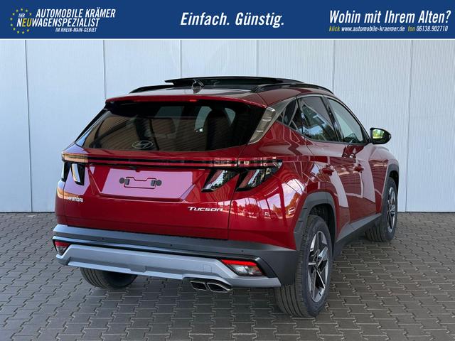 Hyundai TUCSON E-Motion 1.6 T-GDI 2WD / Panoramadach Sitz + Lenkradheizung LED Navi PDC V&H Kamera Alu 18" 