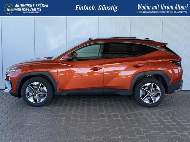 Hyundai TUCSON E-Motion 1.6 T-GDI 2WD / Panoramadach Sitz + Lenkradheizung LED Navi PDC V&H Kamera Alu 18" 