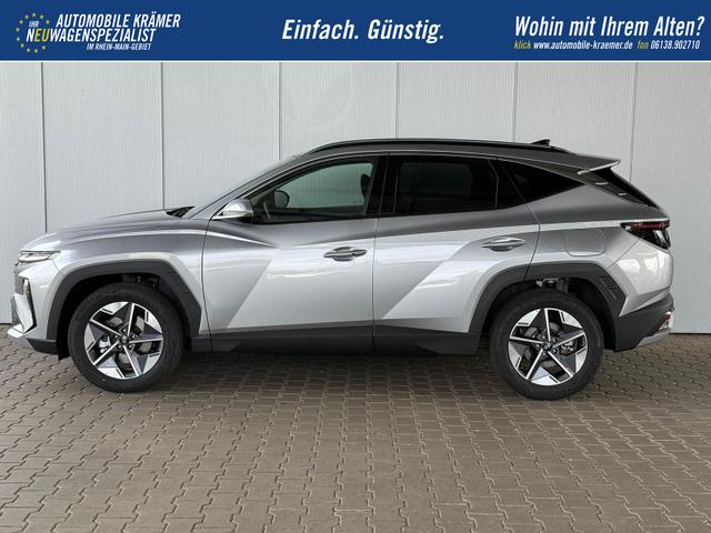 Hyundai TUCSON E-Motion 1.6 T-GDI 2WD 48V DCT / Panoramadach ACC Sitz + Lenkradheizung LED Navi PDC V&H Kamera Alu 18" 