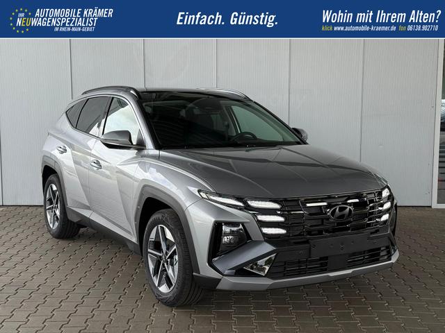 Hyundai TUCSON E-Motion 1.6 T-GDI 2WD 48V DCT / Panoramadach ACC Sitz + Lenkradheizung LED Navi PDC V&H Kamera Alu 18" 