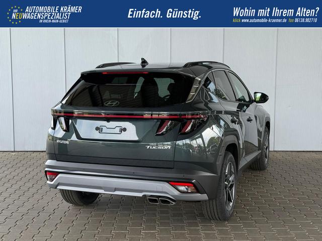 Hyundai TUCSON E-Motion 1.6 T-GDI 2WD 48V DCT / Panoramadach ACC Sitz + Lenkradheizung LED Navi PDC V&H Kamera Alu 18" 