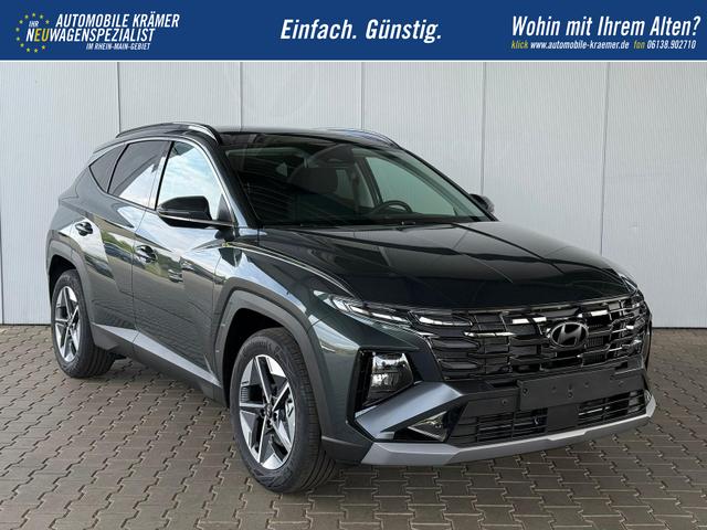Hyundai TUCSON E-Motion 1.6 T-GDI 2WD 48V DCT / Panoramadach ACC Sitz + Lenkradheizung LED Navi PDC V&H Kamera Alu 18" 