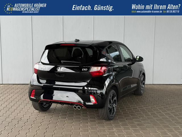 Hyundai i10 1.0 T-GDI 90 PS 5MT N Line 5 Sitzer / Navi Sitz + Lenkradheizung Klimaautomatik Einparkhilfe H Kamera 