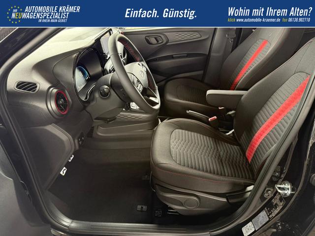 Hyundai i10 1.0 T-GDI 90 PS 5MT N Line 5 Sitzer / Navi Sitz + Lenkradheizung Klimaautomatik Einparkhilfe H Kamera 