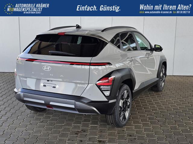 Hyundai KONA Trend 1.6 GDI 2WD HEV / Navi 360&deg; Kam. ACC Keyless Entry Shz vorne + Lenkradheizung LED Alu 18" 