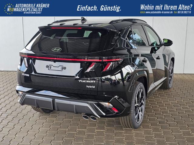 Hyundai TUCSON N-Line 1.6 T-GDI 4WD HEV / Panoramadach 4x Shz ACC Head-Up Krell-Soundsystem E-Klappe Matrix-LED E-Sitze Alu 19" 