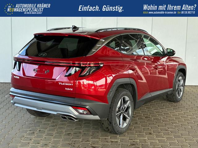 Hyundai TUCSON E-Motion 1.6 T-GDi 2WD HEV / Panoramadach ACC LED Sitz + Lenkradheizung Navi PDC V&H Kamera Alu 18" 