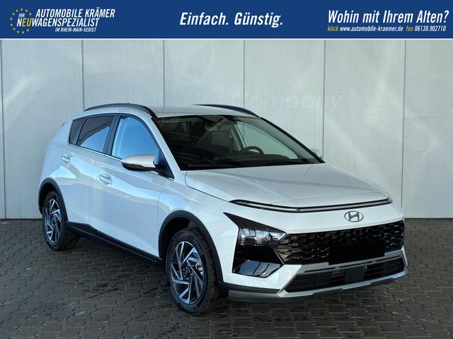 Hyundai BAYON Premium 1.2 MPI / Navi Sitz + Lenkradheizung R&uuml;ckfahrkamera Tempomat Klimaautomatik Alu 16" 