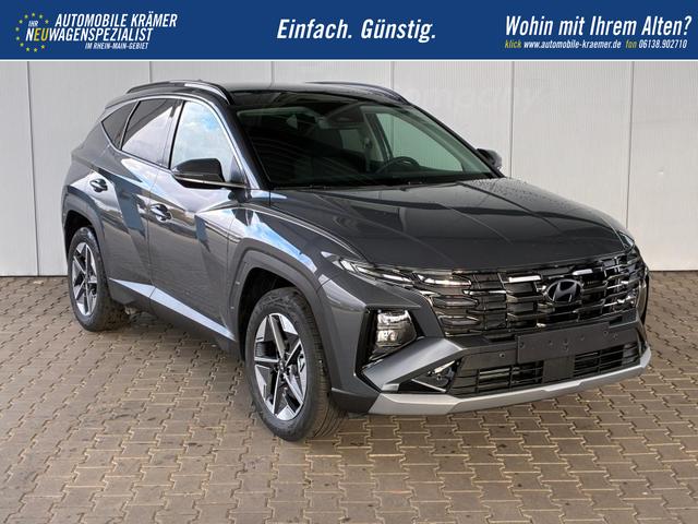 Hyundai TUCSON E-Motion 1.6 T-GDi 2WD HEV / Panoramadach ACC LED Sitz + Lenkradheizung Navi PDC V&H Kamera Alu 18" 