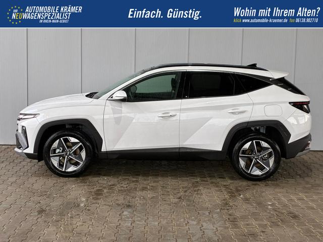 Hyundai TUCSON E-Motion 1.6 T-GDi 2WD HEV / Panoramadach ACC LED Sitz + Lenkradheizung Navi PDC V&H Kamera Alu 18" 