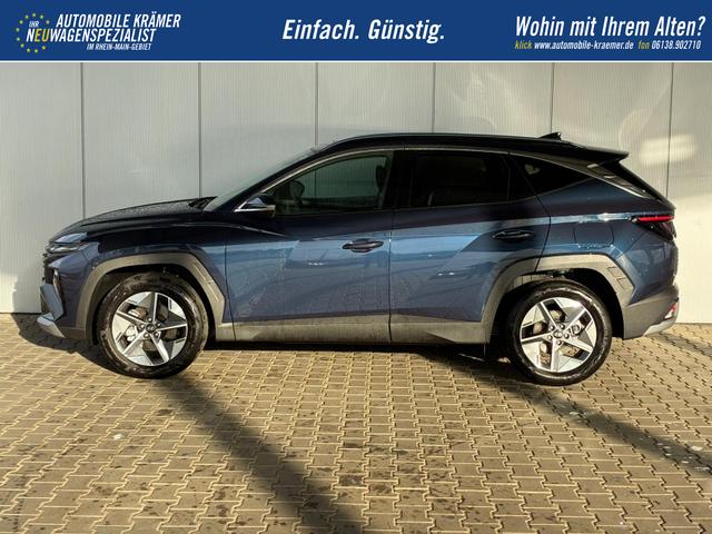Hyundai TUCSON E-Motion 1.6 T-GDI 2WD 48V DCT / Panoramadach ACC Sitz + Lenkradheizung LED Navi PDC V&H Kamera Alu 18" 