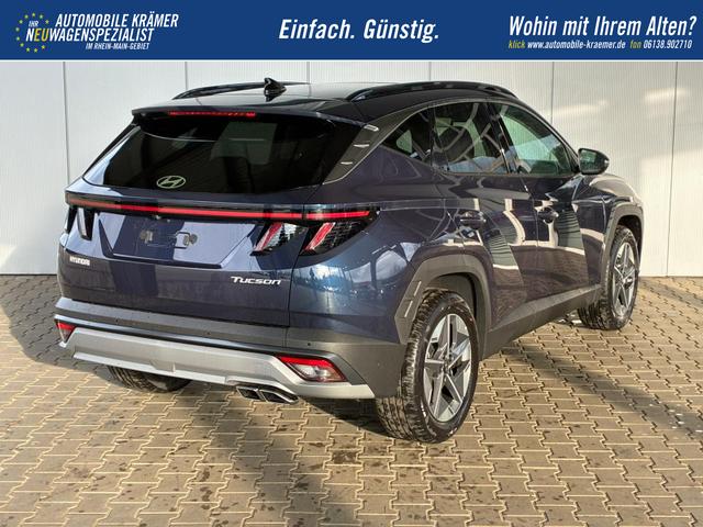 Hyundai TUCSON E-Motion 1.6 T-GDI 2WD 48V DCT / Panoramadach ACC Sitz + Lenkradheizung LED Navi PDC V&H Kamera Alu 18" 